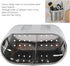 Fdit Wall Mount Utensil Drying Rack, Cooking Holder Organizer for Spoons, Knives, Forks, Chopsticks, Hollow Design