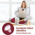 Cushions,17" 15" Wine Red Kitchen Chairs Cushions Non Slip Foam Office Seat Cushions Washable Soft Thick Pads Large