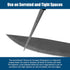 AccuSharp Diamond Compact Tapered Rod Sharpener, Portable Knife & Tool Sharpener for Serrated Blades