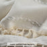 BCLBUSTE 84 Inch 2 52" 84" Boho Curtains Semi-Blackout Panels for Living Room, Linen Tassels Farmhouse Curtains