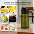 16oz,2 1 470ml (2PCS-Light-Proof Aovdy Oil Sprayer for Cooking in Olive Oil Dispenser and Oil Sprayer - Olive Bottle