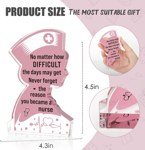Nurse Graduation Gift for Women RN Nurse Week Inspiration Gifts Cool Nurses Day Appreciation Gifts Christmas Birthday