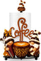 Thyle Coffee Gnomes Bar Decor Paper Towel Holder with Round Base Countertop