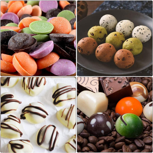 Palksky 140-Cavity Small Round Silicone Mold for Semicircle Chocolate Drops, Dog Treats Pan, Semi Sphere Gummy Candy