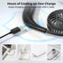 AMACOOL Neck Fan - Battery Operated Neckband Fan, Hands-Free Wearable Personal Fan for Hot Flashes, Travel (Black)