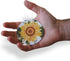 Sunflower Refrigerator Magnet – Vinyl 3” Round Flat Magnet for Fridge, Lockers, Home Kitchen and Farmhouse Decor – Self Adhesive to Metal Surfaces (1 Pack) by Novel Merk
