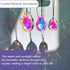 3Pcs 2/2.5/3 inch Crystal Prisms Sun Catchers Chandelier Colorful Bauhinia Ornament Pendants Rainbow Maker Suncatchers