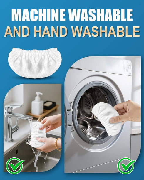 3 Pack Phueut Universal Microfiber Cloths for Most Handheld Steam Cleaner, Reusable Washable, Multi-Purpose Steam