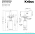 KRAUS Kitchen Soap and Lotion Dispenser, Stainless Steel, KSD-41SS