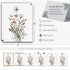 Gubrandin 3PCS (8x10 inchUnframed), Wildflower Nursery Decor Boho Nursery Wall Art Prints Artwork Paintings for Home