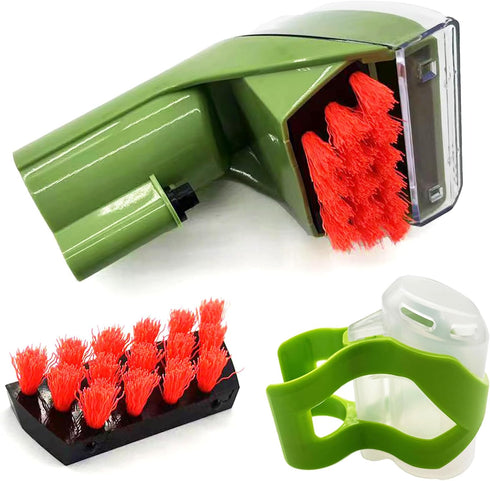 1400B Little Green Tough Stain Brush Tool for Bissell Carpet Cleaners, Green Replacement Brush and Hose Tools