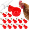 Generic 24 Pack Automatic Chicken Waterer Cups Kit, Gravity-Fed Poultry Drinker with PVC