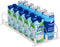 Puricon Drink Organizer for Fridge, Spring Loaded Self Pushing Soda Can Dispenser, 2 Rows Beverage Holder in White