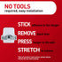 Command 2 4 Closet, 4 lb Broom Grippers, Hangers and Strips, Damage-Free Mop and Broom Holder Wall Mount, Household