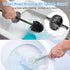 Flyzenvibe Set Stainless Steel Toilet Brush and Holder Oil Rubbed Matte Black Heavy Duty Toilet Bowl Brush with Long