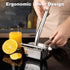 304 Large Lemon Squeezer, Stainless Steel Citrus Juicer, Heavy duty Manual Juicer For Citrus, Orange, lemon and Other