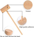 Sisims 8.26" Hammers (16 Wooden Crab Mallets Crab Lobster Seafood Crackers pieces)