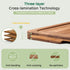 Kitchen(Set 3), Bamboo Cutting Boards for of Wood Cutting Board with Wood Storage Stand, Charcuterie & Chopping Board