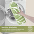 Sage Green Leaf Bathroom Rugs - Non-Slip Machine Washable Bath Mats for Sink, Bathtub, Shower 20" x 32"