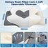CushZone Cervical Neck Pillow, Memory Foam Neck Support Pillows for Sleeping, Shoulder Pillow for Side Sleepers, Back