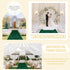 Emerald Green Wedding Aisle Runner 2FTx15FT Luxury Velvet Fabric Carpet for Party Bridal Ceremony Event Decorations