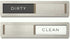 Premium Dishwasher Magnet Clean Dirty Sign - Stainless Steel Grade 304 for Dishwasher