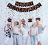 Retirement Party Decorations for Women, Black Rose Gold Happy Retirement Banner and Swirls with Rose Gold Confetti