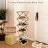 Closet Closet, (4 Simcat Shoe Rack for Bamboo Shoe Storage Freestanding Shoe Storage Shelf for Entryway, Front Door