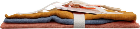 Full Circle Kind Collection, 100% Organic Cotton Kitchen Cloths, Set of 3, Multi Color