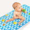 Non-Slip Bath Mat for Tub, 30 x 17 Inch Machine Washable Shower Mat with Suction Cups, Quick Drain Bathtub Mat for