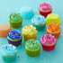 Gifbera 400-Count Colored Mini Paper Cupcake Liners, Vibrant Muffin Baking Cups