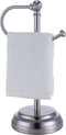 SunnyPoint Heavy Weight Classic Decorative Metal Fingertip Towel Holder Stand for Bathroom, Kitchen, Vanity (Brush