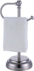 SunnyPoint Heavy Weight Classic Decorative Metal Fingertip Towel Holder Stand for Bathroom, Kitchen, Vanity (Brush