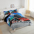 Sets 3D Set Sets 2 Erosebridal Train Comforter Full Size,Boys Steam Engine Bedding Rail Vehicles Duvet for Kids