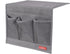 Bedside Storage Organizer Caddy for Remotes Phone Glasses (Classic 4 Pockets-Grey)