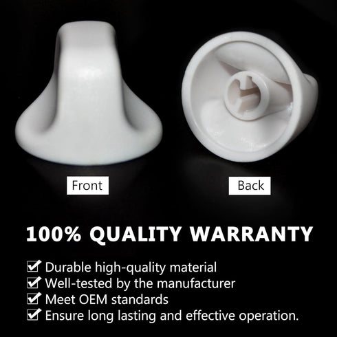 S600349 Range Hood Knob, S99360233 Fan Knob Replacement Parts for Kitchen Appliances, 2PCS White