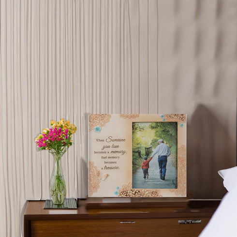 Treasured Memory Memorial Picture Frame - Pavilion, 4x6 Inch
