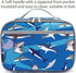 FlowFly Kids Lunch Box, Insulated Soft Bag Mini Cooler, Back to School Thermal Meal Tote Kit for Girls, Boys, Shark