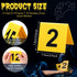15 Pcs Evidence Markers Crime Scene Markers Tents Crime Scene Decorations Crime Scene Markers Mystery Decorations for Kids Adults Detective Game Murder Theme Clue Game Party Decoration