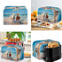 Sea Horse Toaster Covers 2 Slice Anti Dust Toaster Dust Cover for Most Standard 2 Slice Toasters Blender Mixers,Kitchen Accessories