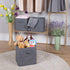 MAX Houser Set of 6 Storage Bins, Cubes, Baskets with Dual Handles for Home Closet Bedroom Organizers, Foldable