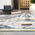 2x8 Garvee Washable Runner Rug Hallway Runner Rug Retro Trellis Soft Entryway Runners Low Pile Foldable Thin Carpet Non