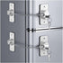 2 Pack Refrigerator Door Lock for Kids, White Child Proof Fridge Door Lock for Kitchen, Freezer, Cabinets, No Tools