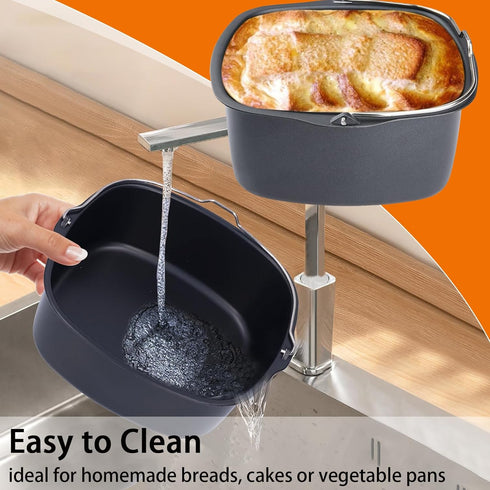 Yetaha Nonstick Cake Barrel Baking Dish HD9925/00 for Air Fryer HD9220 and HD9230, Air Fryer Accessories