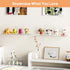 15" 2 Pack upsimples Acrylic Shelves for Bathroom Storage, Floating Shelves Wall Organizer for Perfume, Make up