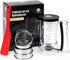 Fungyand Pancake Batter Dispenser - 4 Cups Complete Set with Muffin Rings, Spatula, Ideal Baking Tools for Pancakes