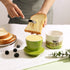 XRBEOU Countertop, Counter Ceramic Butter Crock With Lid for Embossed Cow Butter Holder Container for with Water