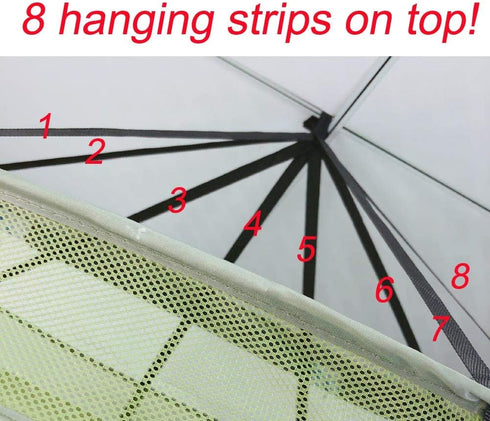 3 36 Inch HORTIPOTS Herb Drying Rack ft Hanging Dry Net for Curing Hydroponic Herb Vegetable Fruit Flower