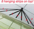 3 36 Inch HORTIPOTS Herb Drying Rack ft Hanging Dry Net for Curing Hydroponic Herb Vegetable Fruit Flower