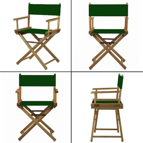 2 Set 20cm 52cm 52cm 42cm, Replacement Cover Canvas for Directors Chair, X + X Green